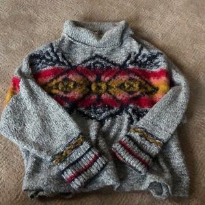 Free people size large tribal turtle neck